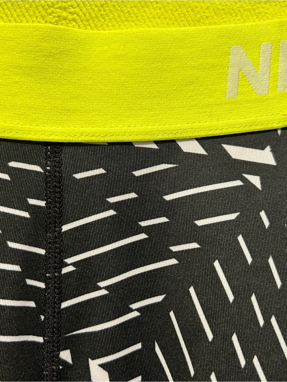 Nike Shorts with Neon Yellow Waistband